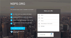 Desktop Screenshot of nsps.org